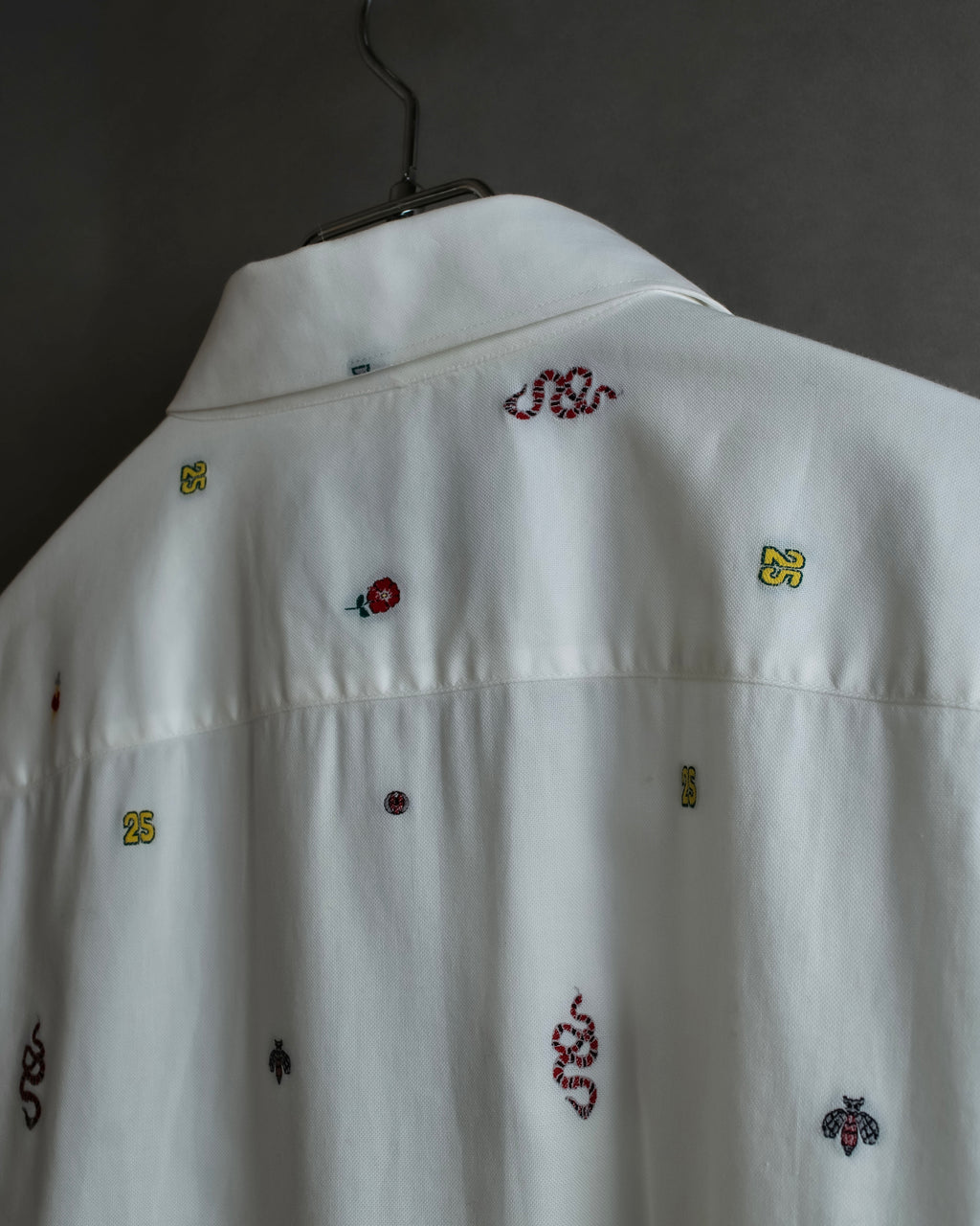 "GUCCI" Michele period iconic motif embroidered shirt