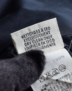 "HERMES" Gaultier period twisted sleeve cotton shirt