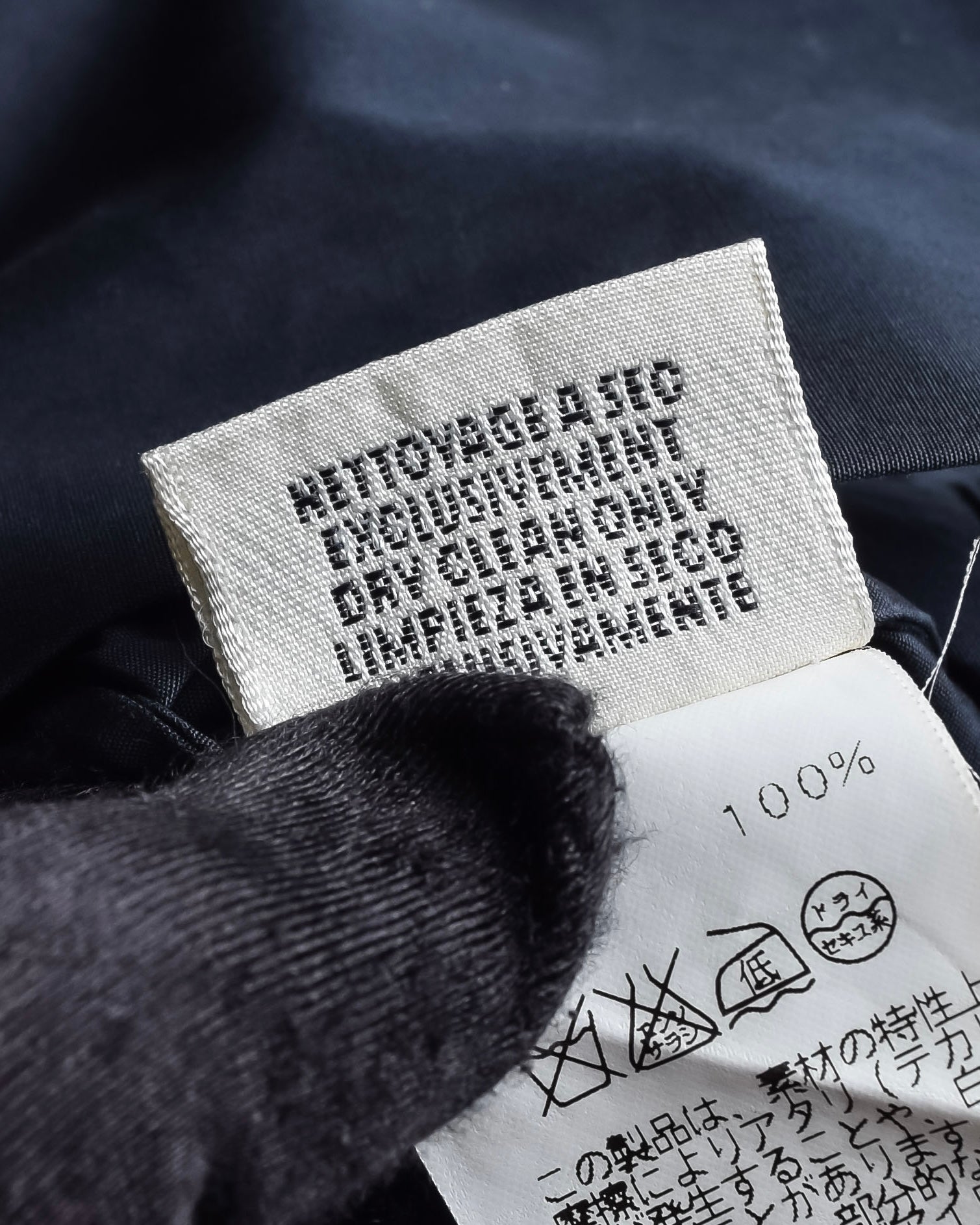 "HERMES" Gaultier period twisted sleeve cotton shirt