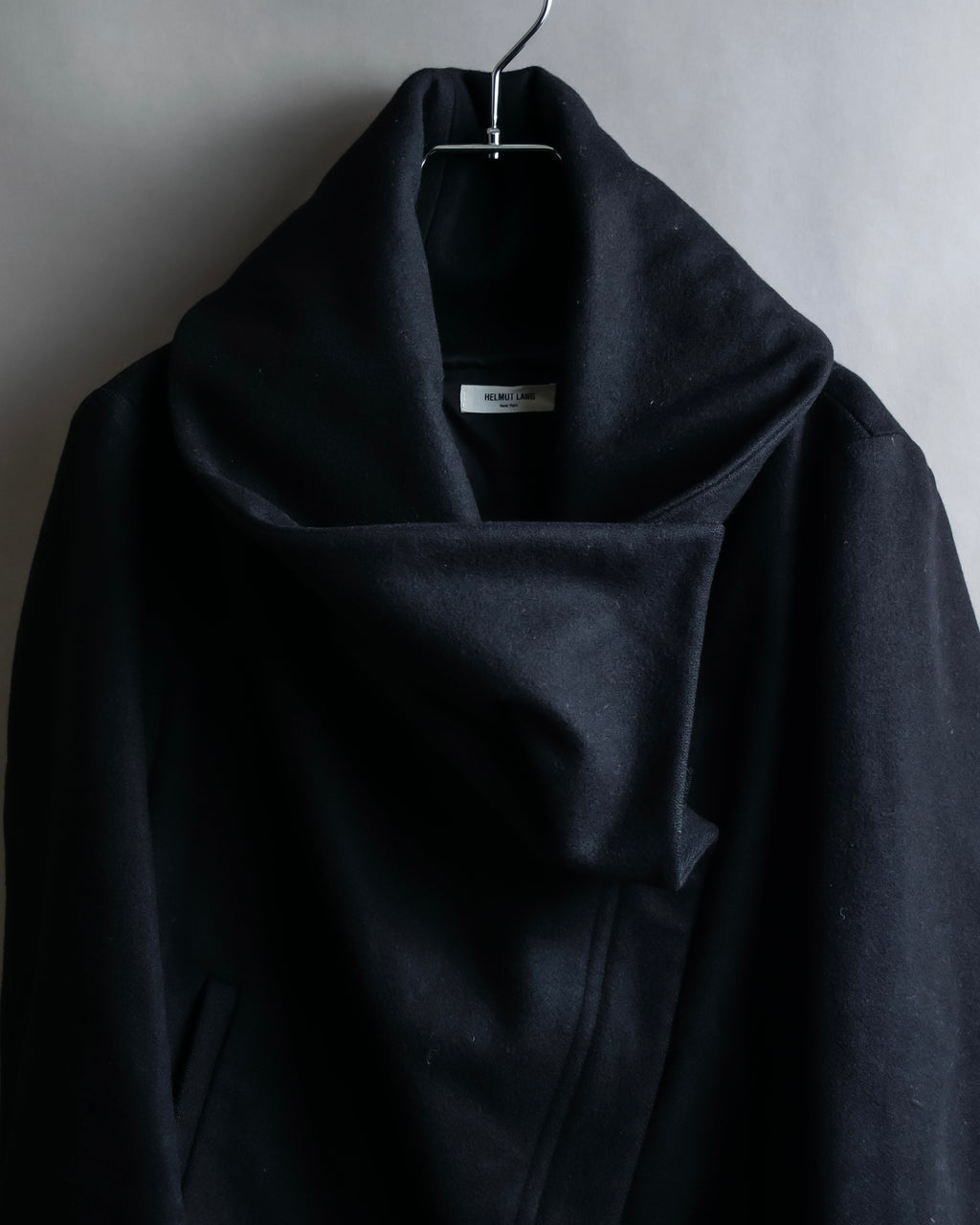 "HELMUT LANG" Short length wool riders jacket