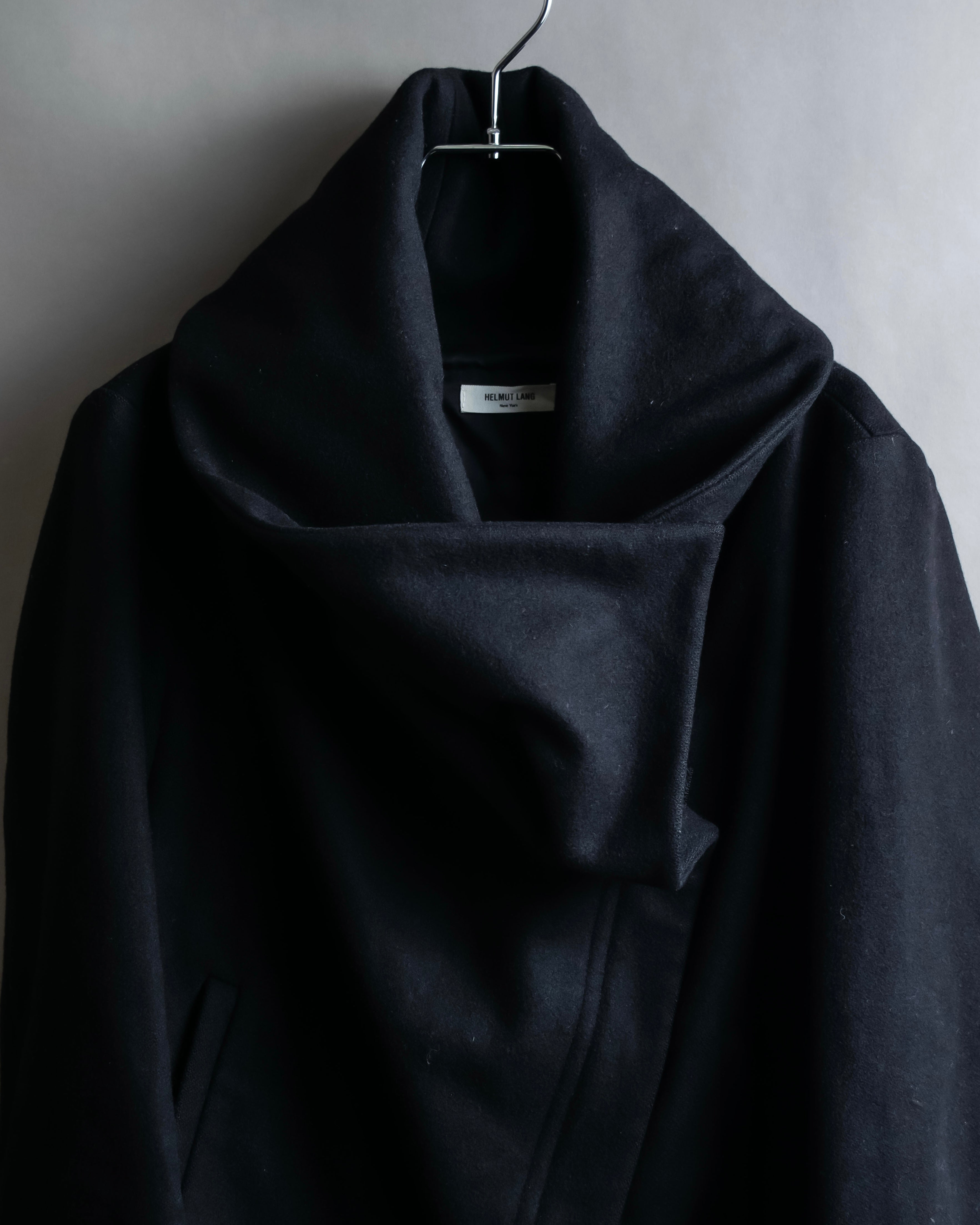 "HELMUT LANG" Short length wool riders jacket