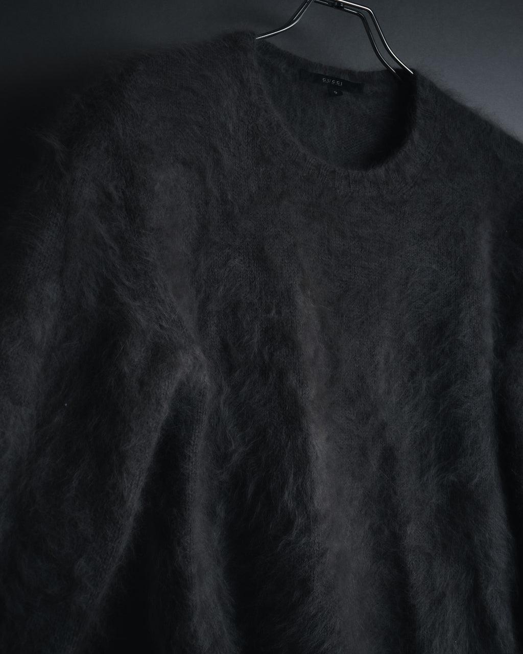 "GUCCI" 2010-11 angora blend brushed crewneck knit