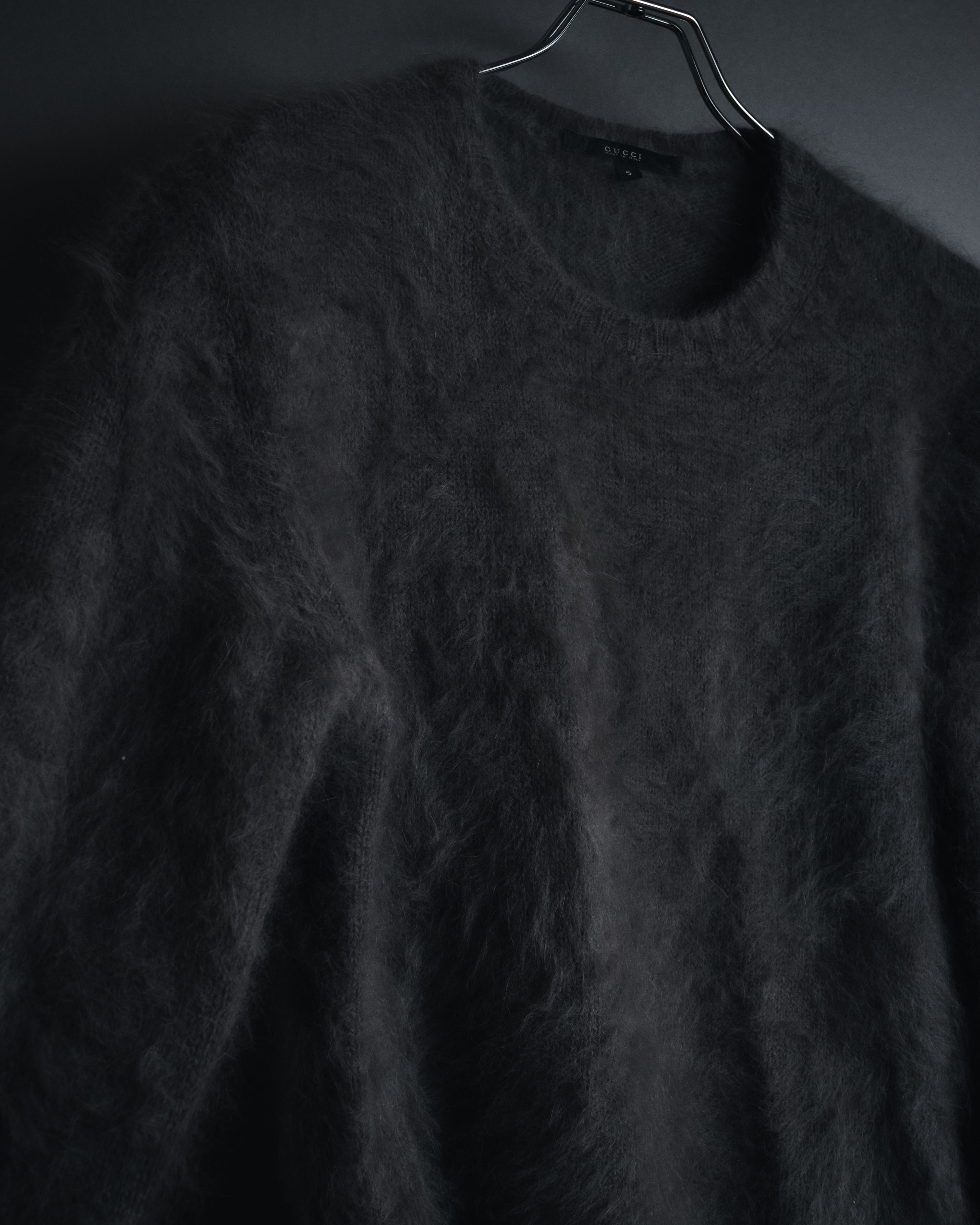 "GUCCI" 2010-11 angora blend brushed crewneck knit