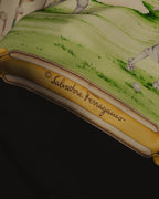 “Salvatore Ferragamo” 80’s-90’s Golf motif silk twill scarf