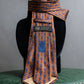 "GUCCI" Horsebit & GG pattern silk neck tie