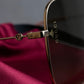 "GUCCI" Gold frame square frame sunglasses