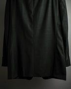 "HUGO BOSS" Fine-gauge wool khaki gray set up