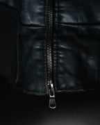 -MOOD MILLÉSIMES- 80’s-90’s softly draped leather bomber jacket