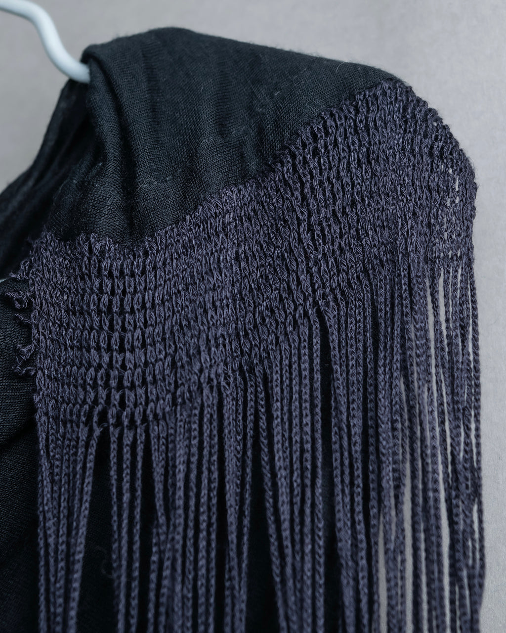 "Rick Owens Lilies" Fringe design draping sleeveless tops