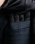 Vintage geometric check oversized tailored jacket