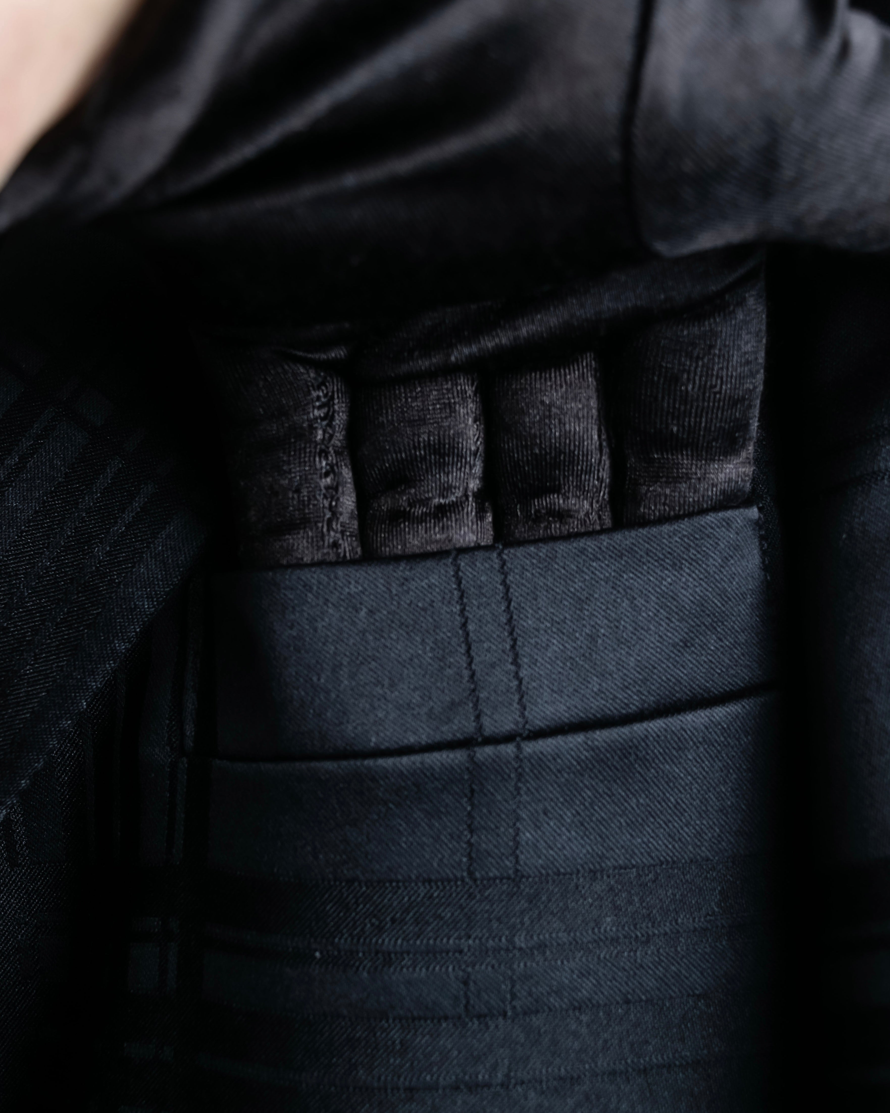 Vintage geometric check oversized tailored jacket