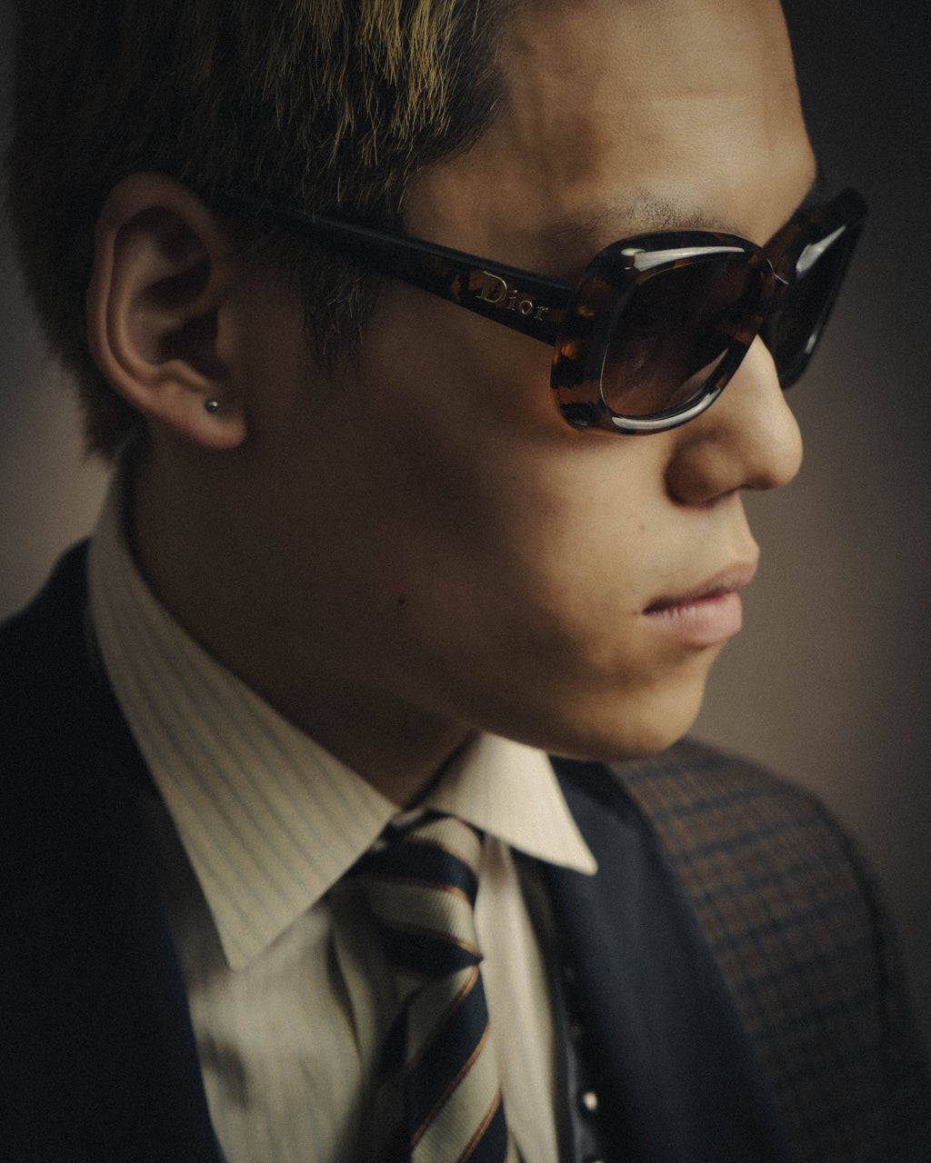 -SPECIAL- "Christian Dior" 90's Tortoiseshell oversized square sunglasses