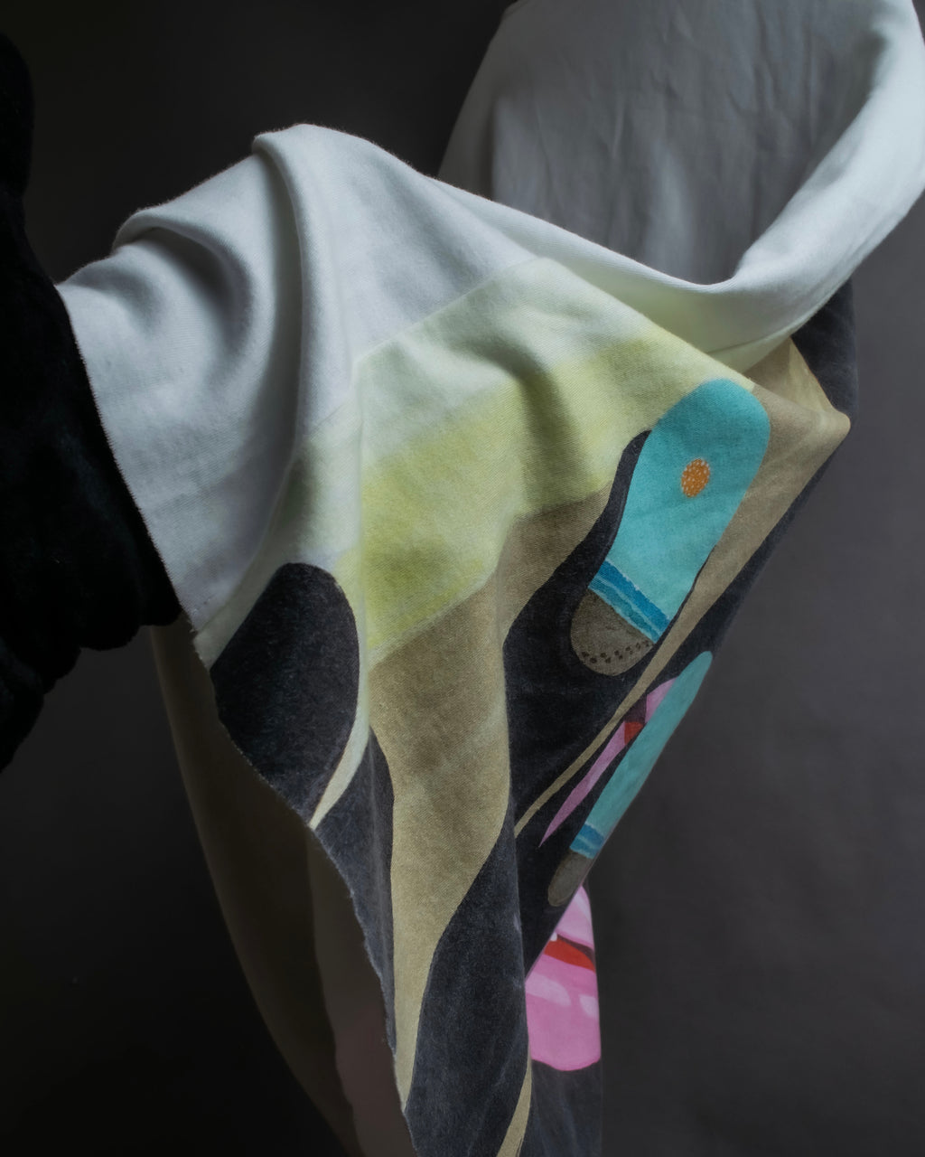 "RAF SIMONS" 13SS Surrealist face print sleeveless top