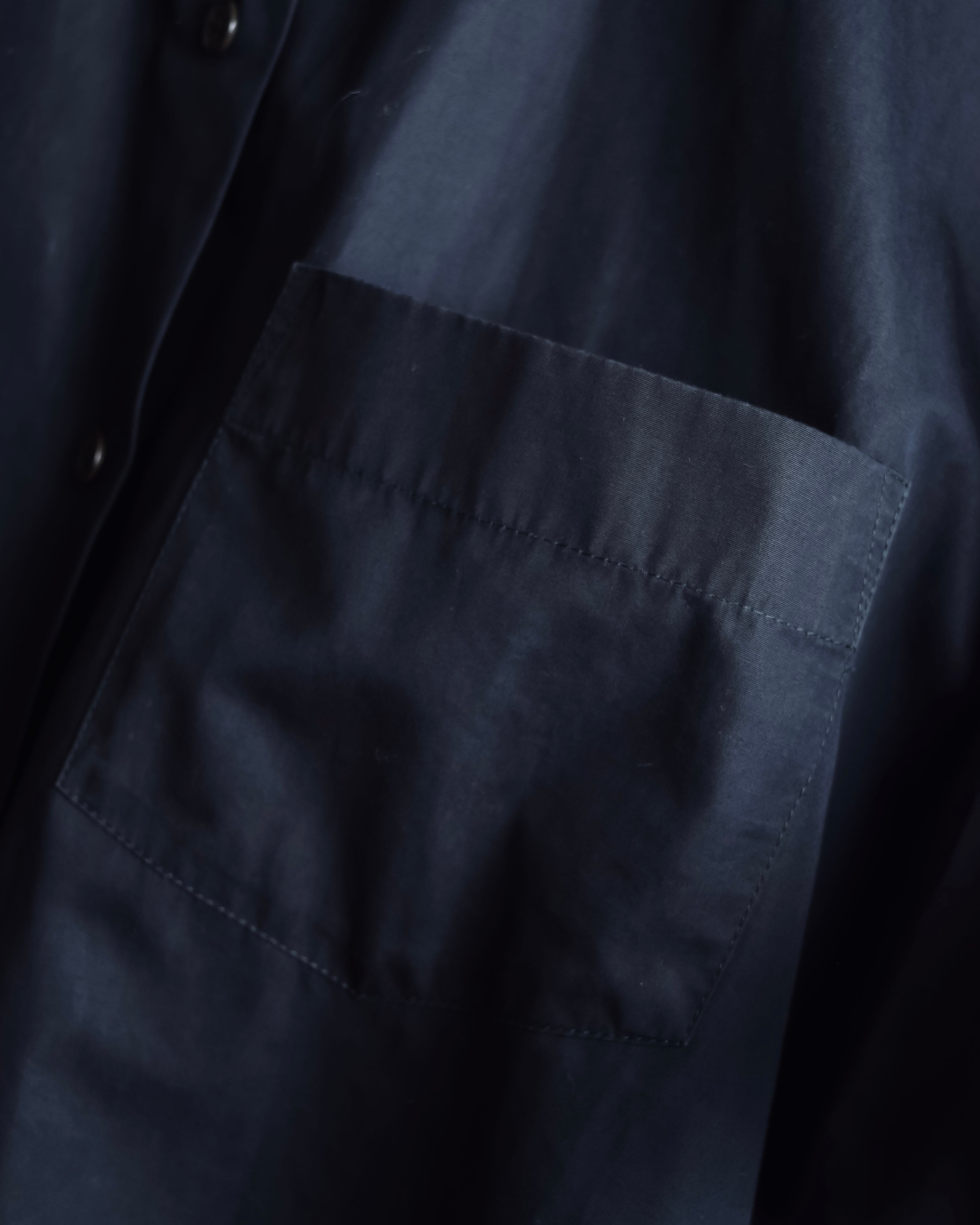 "HERMES" Gaultier period twisted sleeve cotton shirt