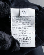 "MAISON MARGIELA" 13SS Panel design sleeveless black shirt