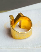 "Chloé" 2015 AW Gold alphabet ring