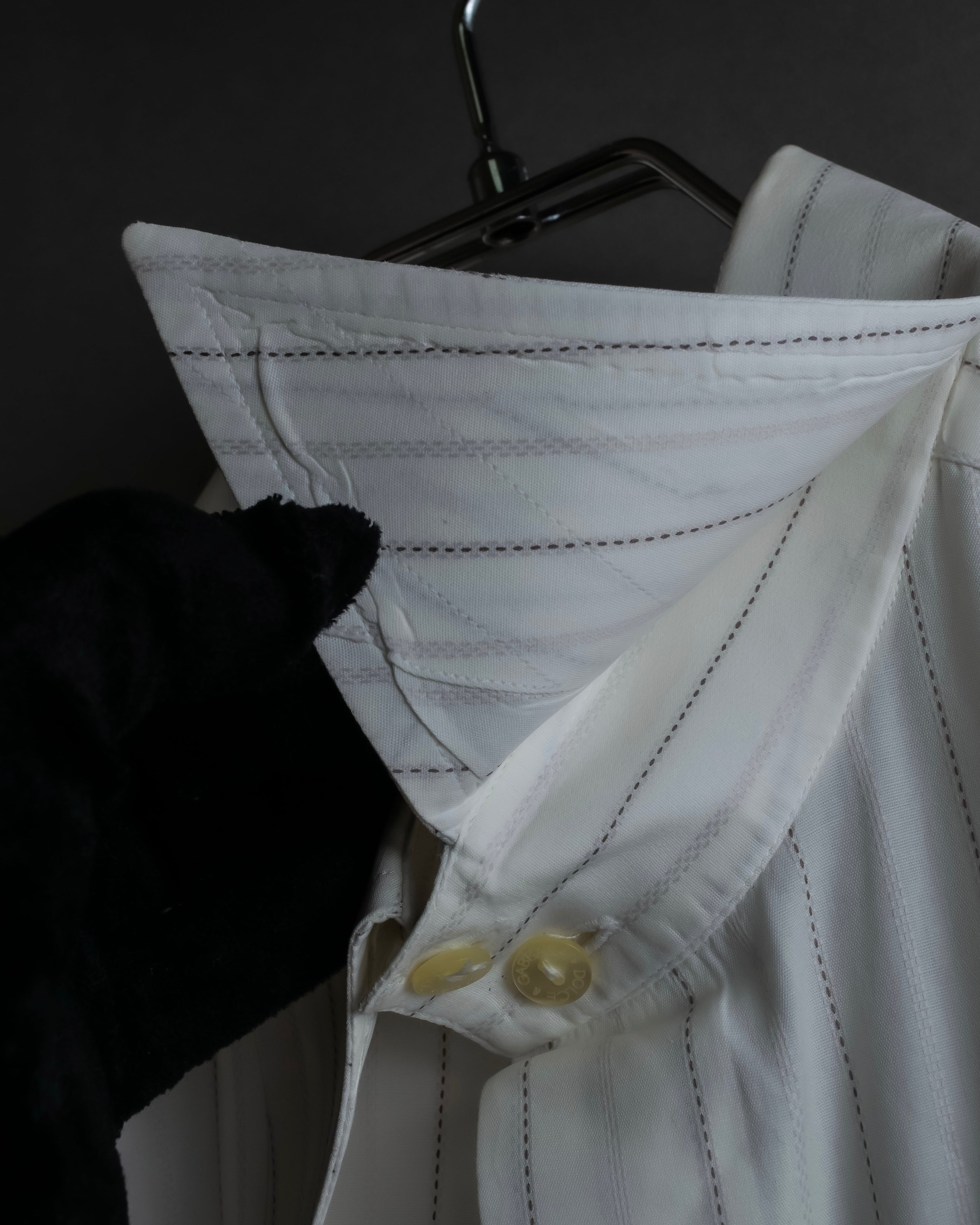 "Dolce & Gabbana" 12SS Two types of woven striped shirt