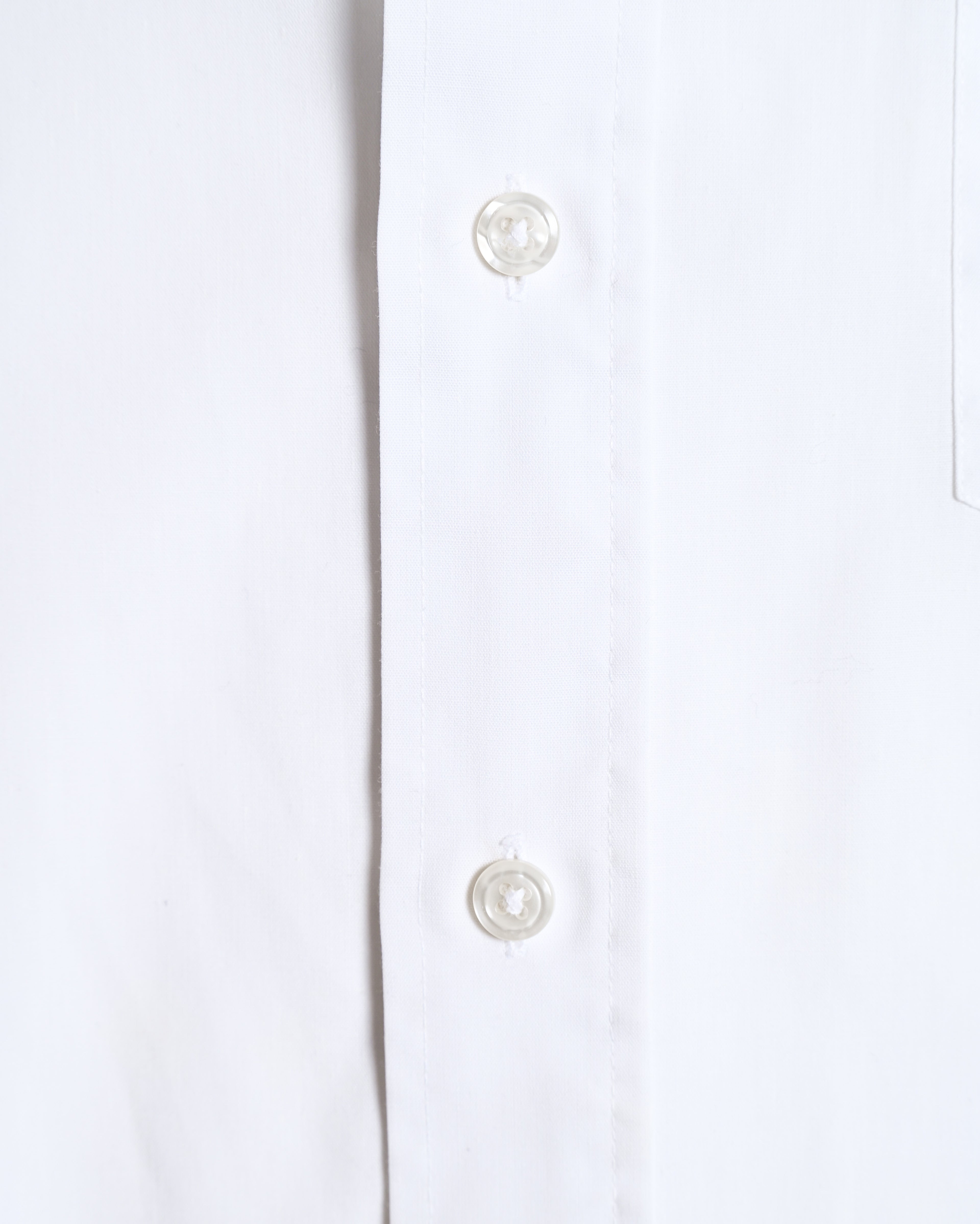 Christian Dior/ Relax Fit French Cuff Dress Shirt White