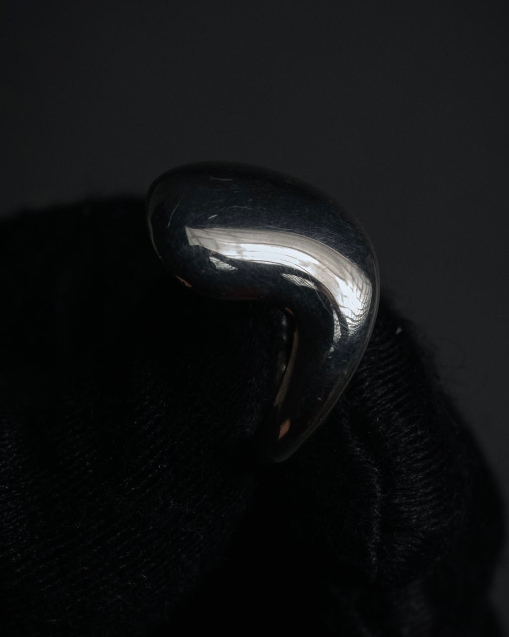“Georg Jensen” 70’s-90’s Organic spiral silver ring