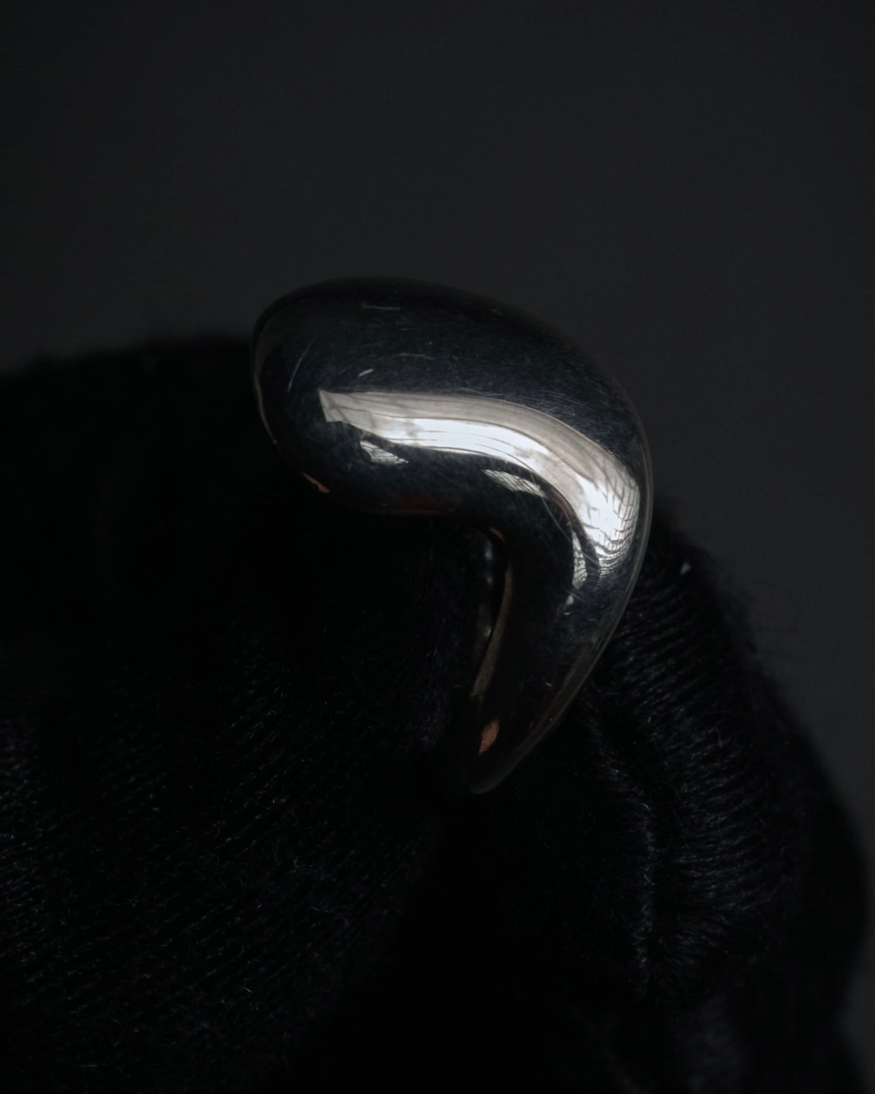 “Georg Jensen” 70’s-90’s Organic spiral silver ring
