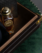 "LOEWE" Logo engraved wooden storage box