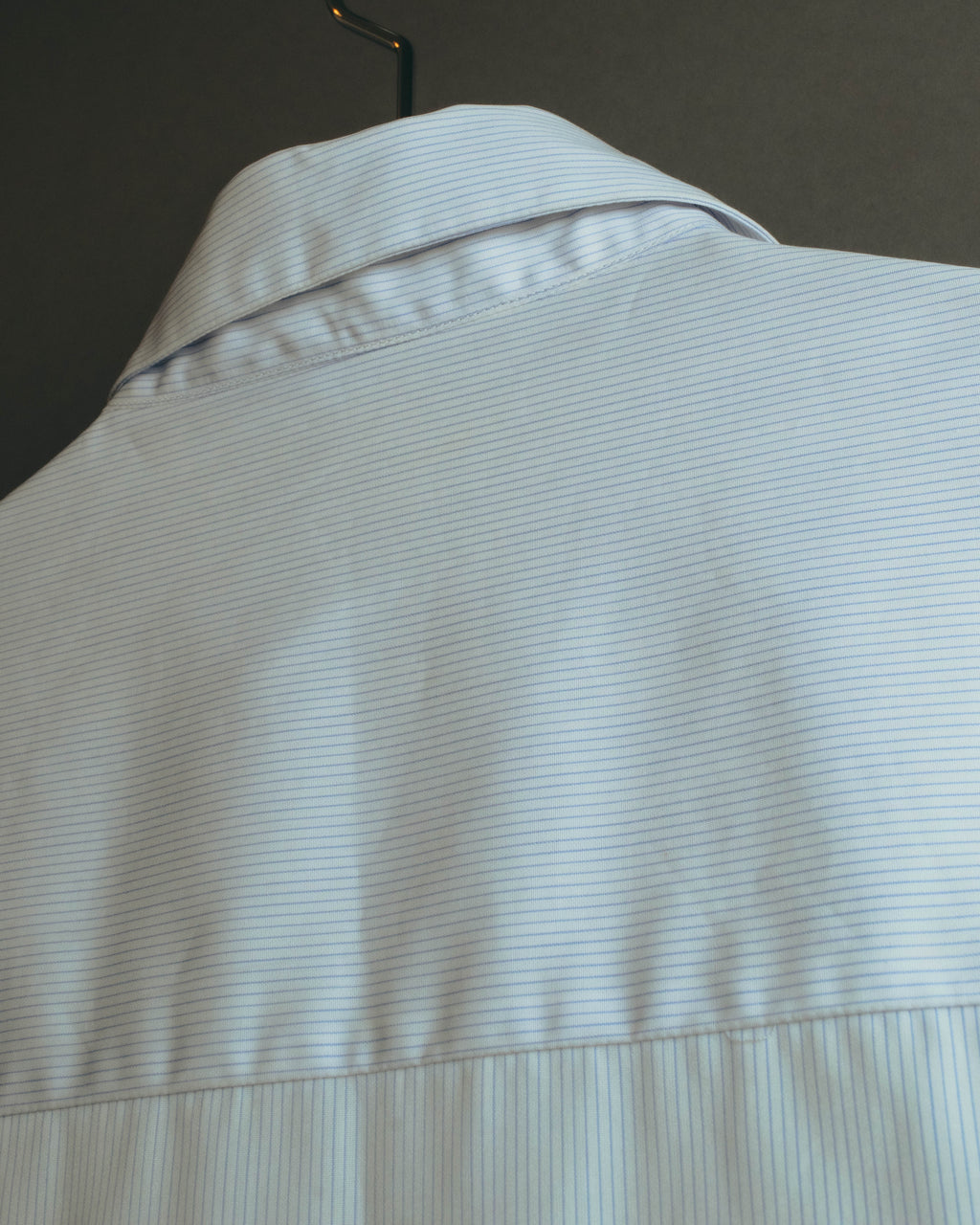-SPECIAL- "Christian Dior" 00's-10's Embellished shield crest striped ruched sleeve shirt
