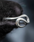 "Tiffany&Co" Elsa Peretti open wave ring