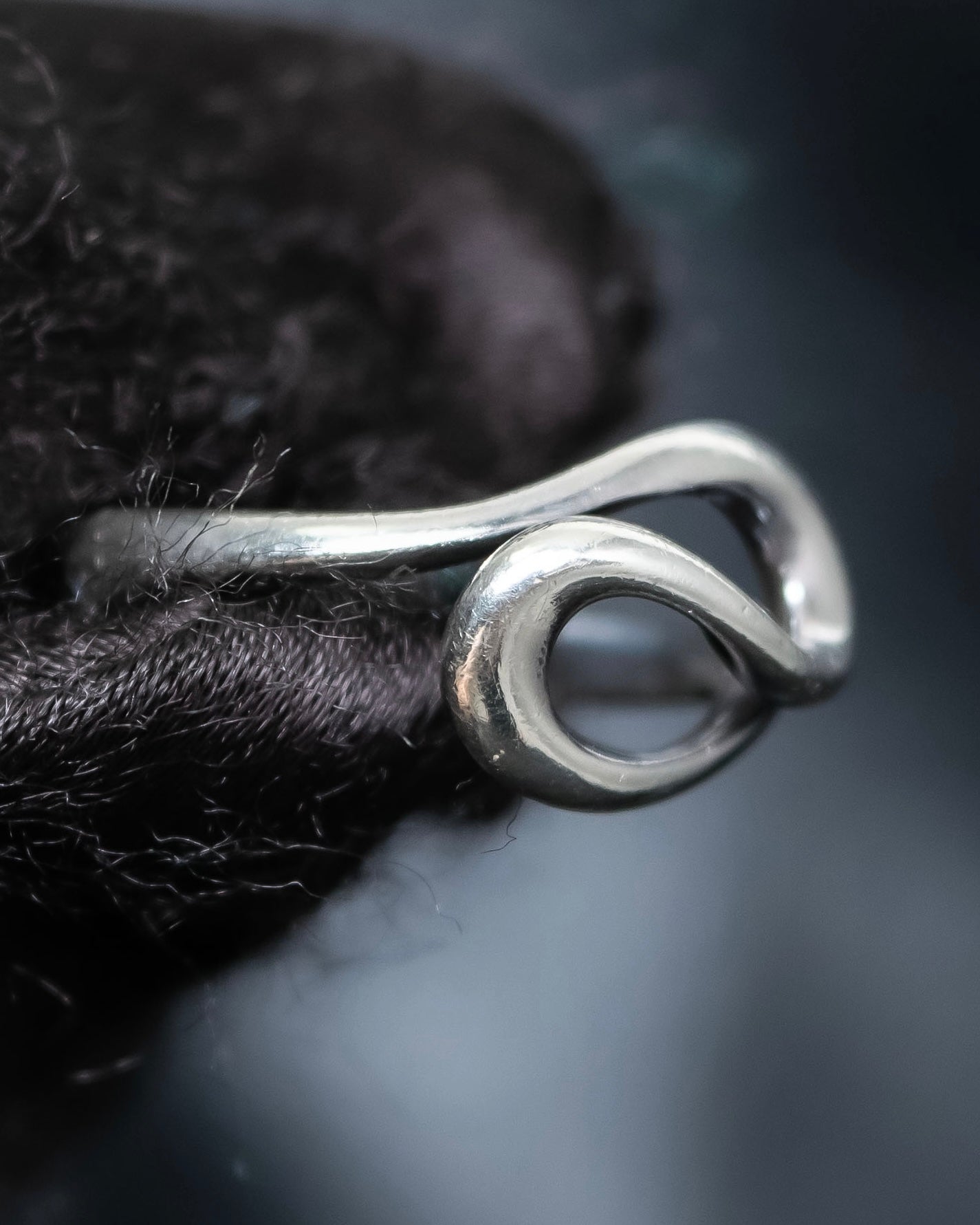 "Tiffany&Co" Elsa Peretti open wave ring