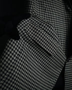 –SPECIAL– "SAINT LAURENT PARIS"
10’s Houndstooth leather-lapel peak blazer