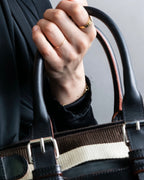 "LOEWE"　Belt design logo engraved tote bag