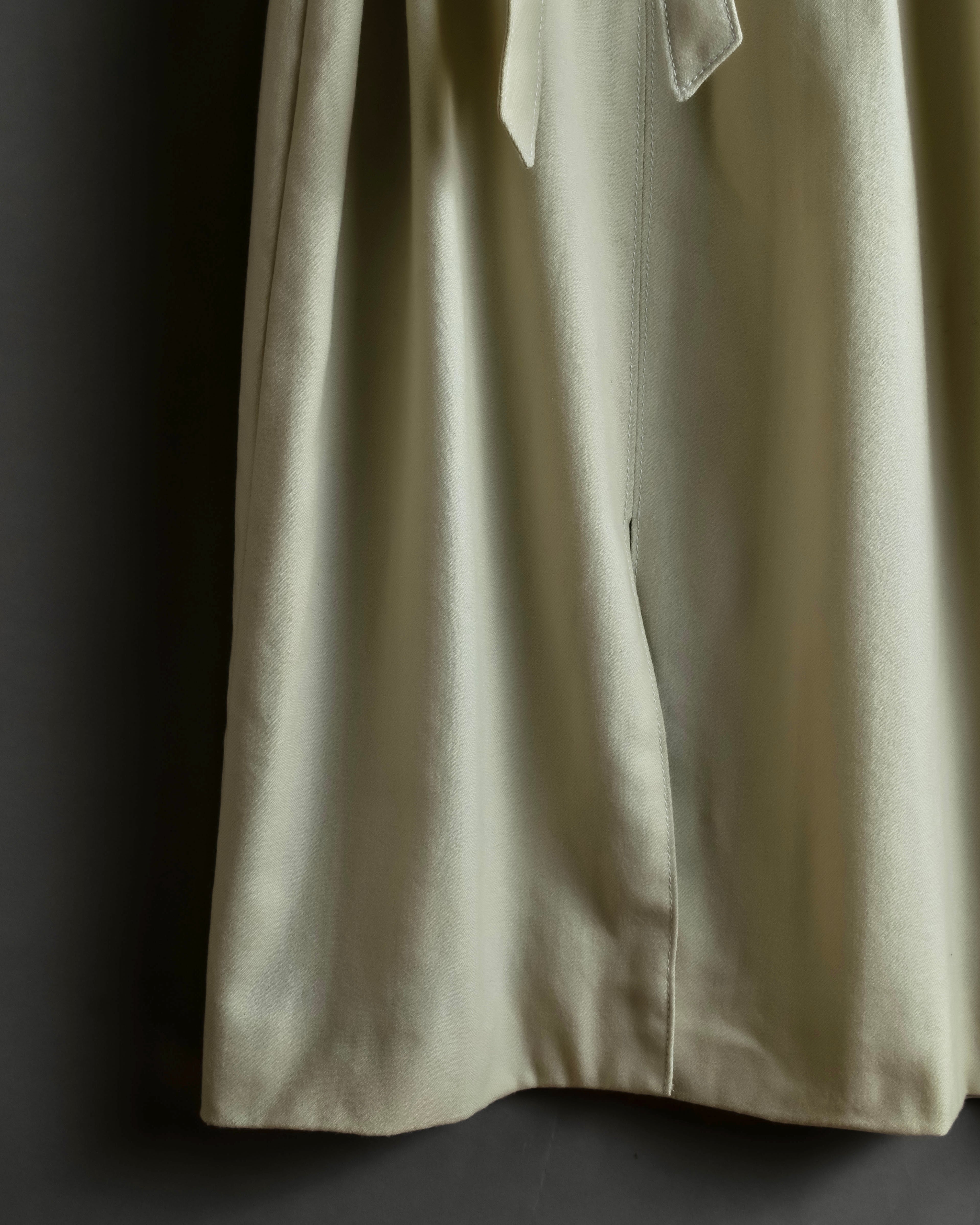 "VALENTINO" Belted design sleeveless long dress