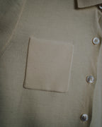 "Salvatore Ferragamo" 2000’s virgin wool knit shirt