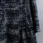 "Weekend Max Mara" Fur trimmed design collar tweed flare coat