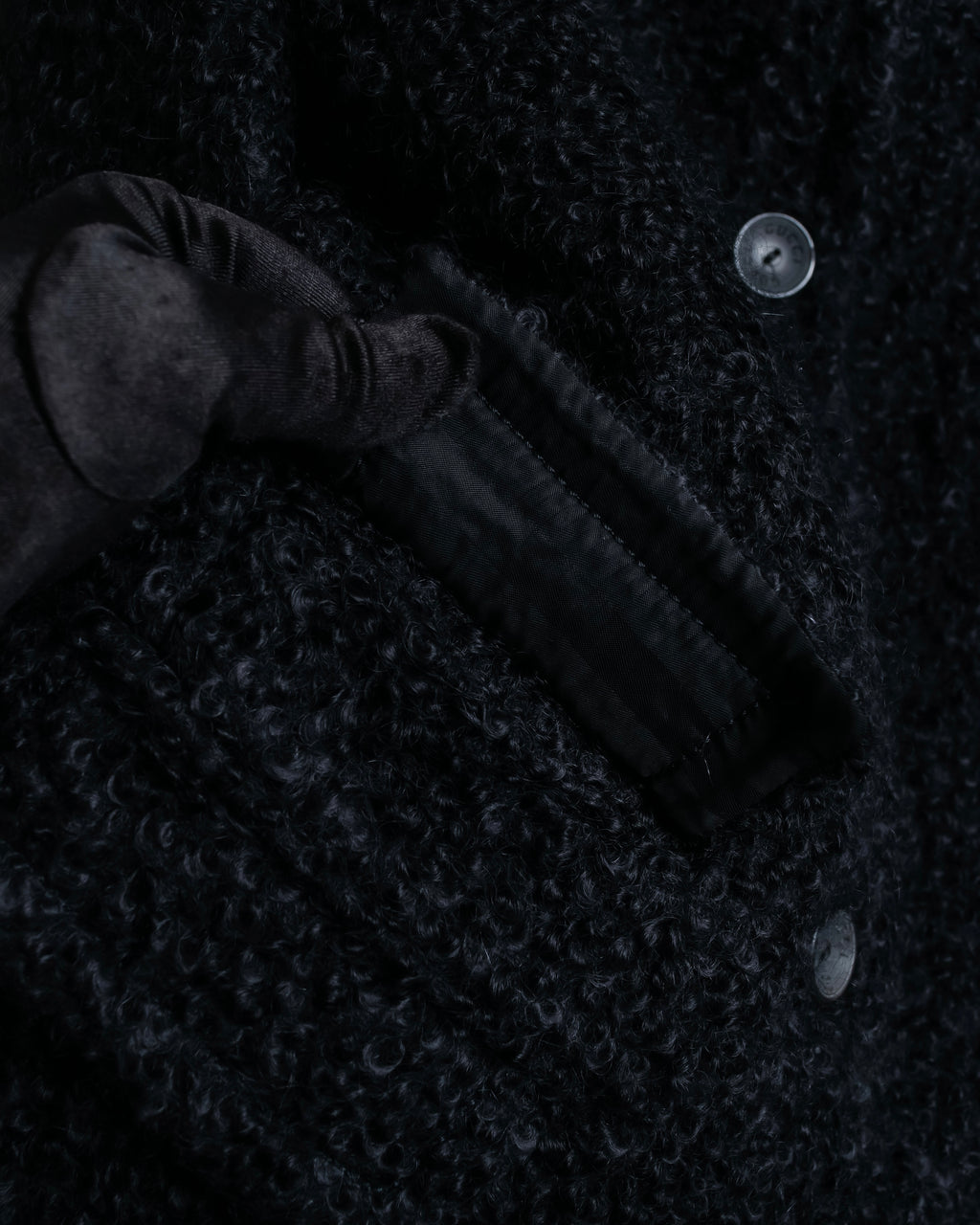 "GUCCI" Compact pattern bouclé wool jacket