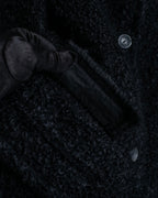 "GUCCI" Compact pattern bouclé wool jacket