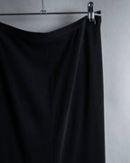 "YOHJI YAMAMOTO" 11SS Minimalist design skirt-like silhouette wide slacks