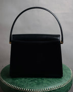 “VALENTINO GARAVANI” 80’s-90’s V clasp top handle bag