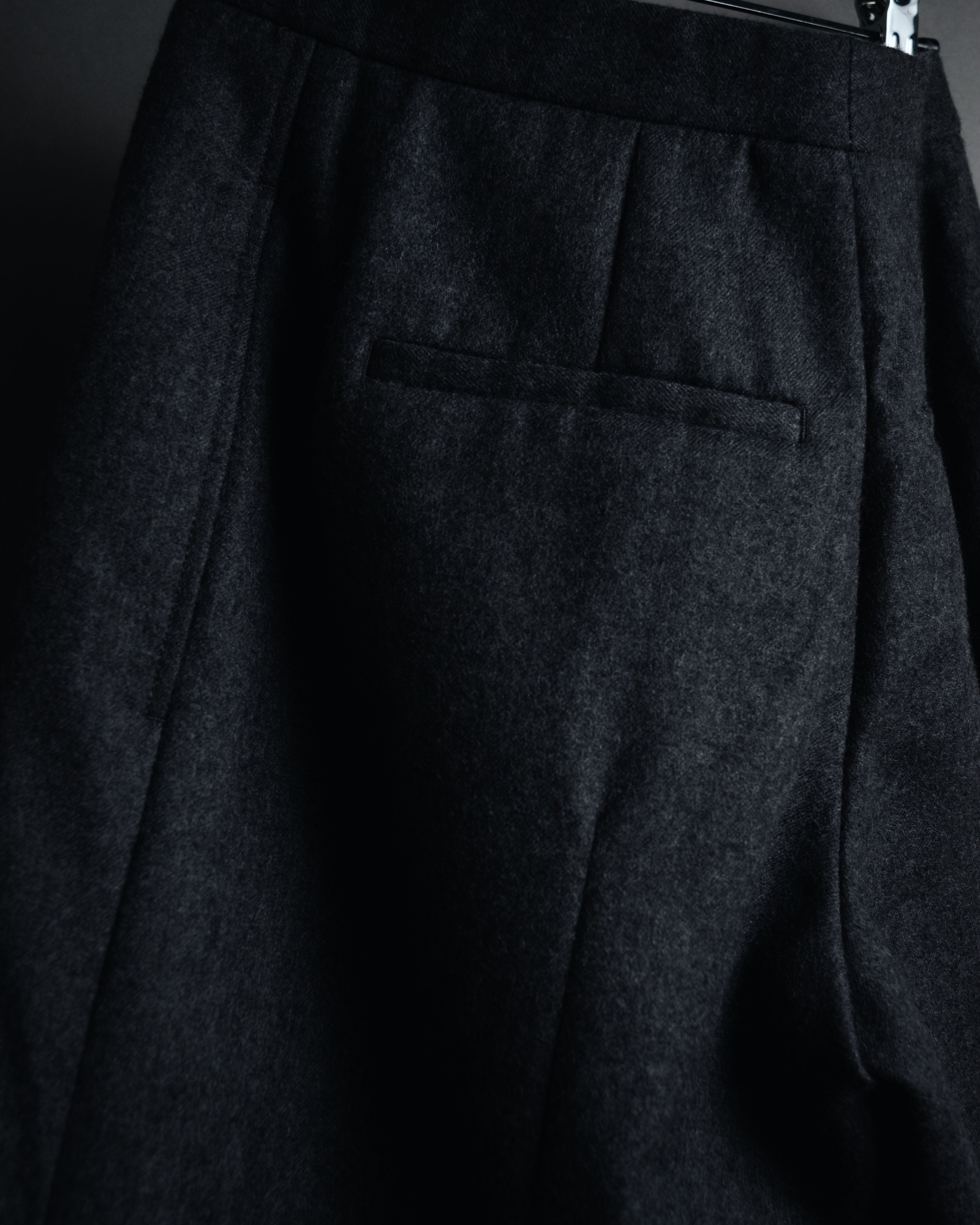 JIL SANDER (ジルサンダー) - ウール クロップド ワイドパンツ