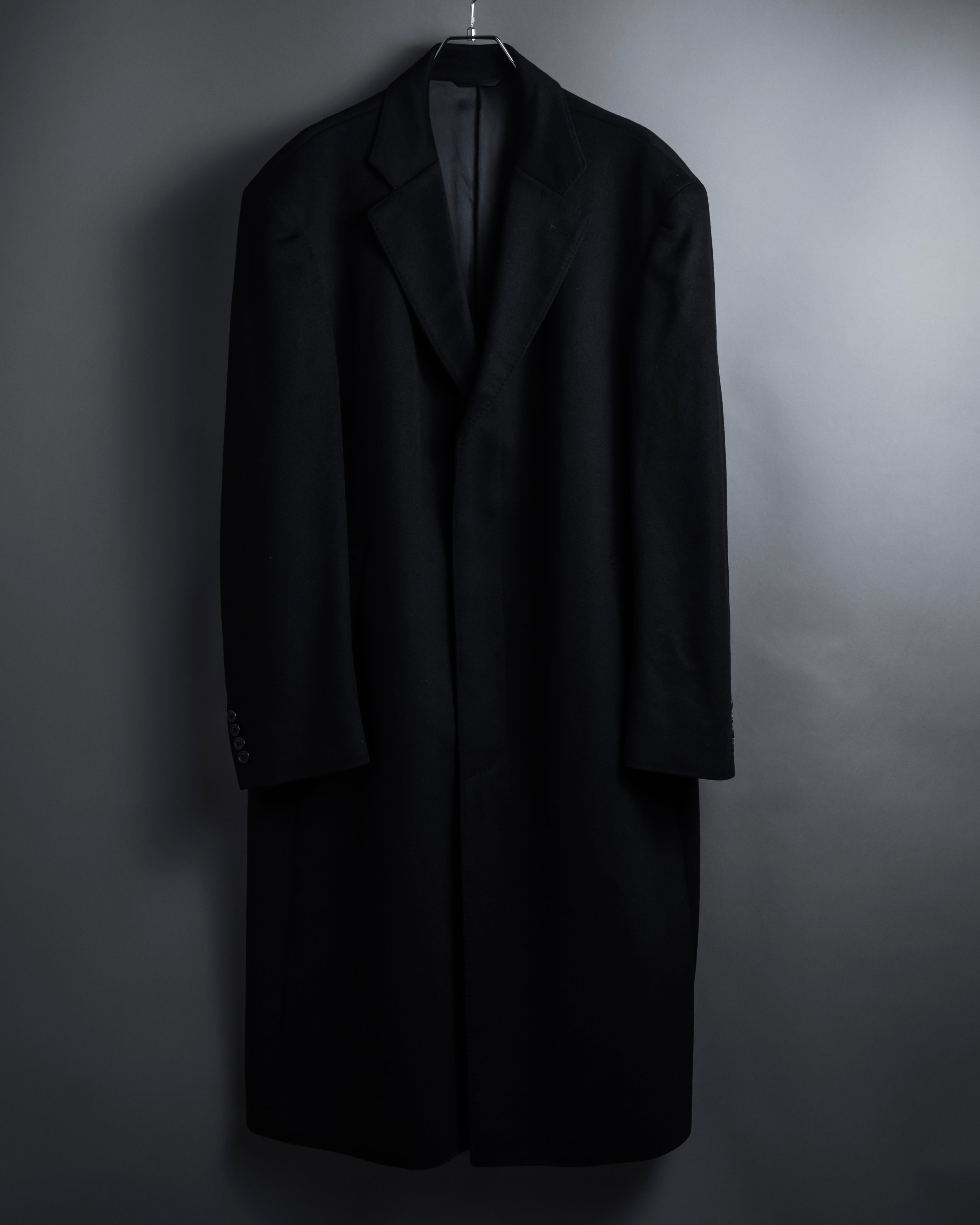 "BELLUMORE／ANTONIO FUSCO"
Fly front 100% cashmere chester coat