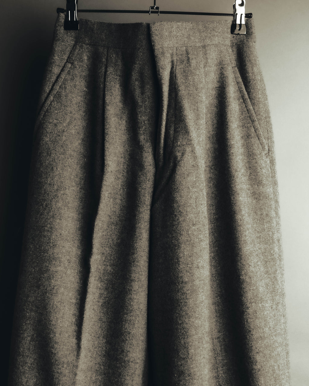 "tricot COMME des GARÇONS" 90's Brushed wool wide trousers