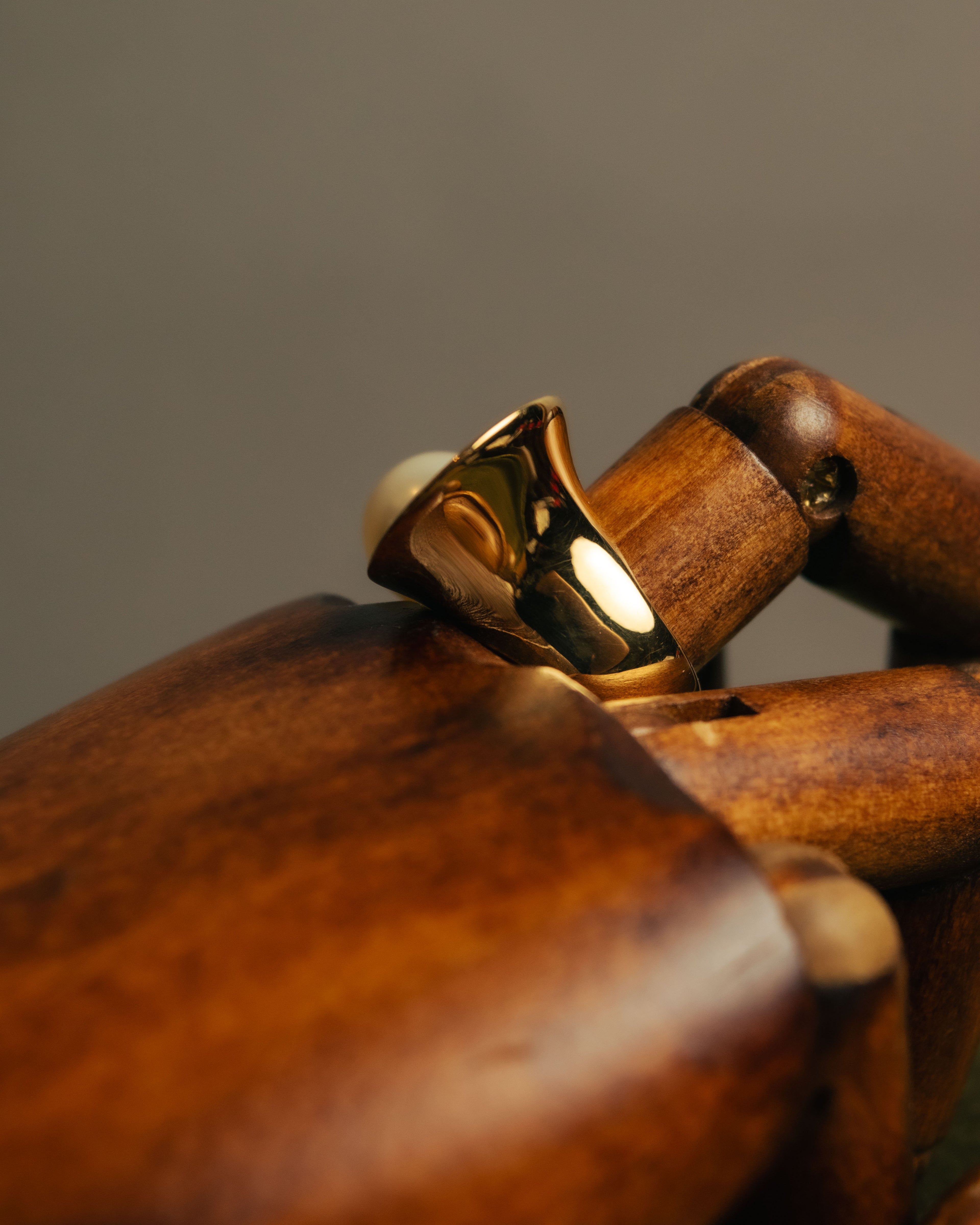 “Chloé” 2015-2016 darcey pearl fork ring