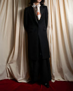 "HUGO BOSS" Satin switch lapel shaped tailored coat