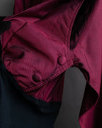 "JEAN PAUL GAULTIER FEMME"
 Waist different material switching design shirt