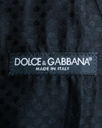 "DOLCE & GABBANA" Pattern switching peak lapel gilet