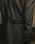 -SPECIAL- "GUCCI" 00's-10's Luxurious beaver fur-collar wool overcoat