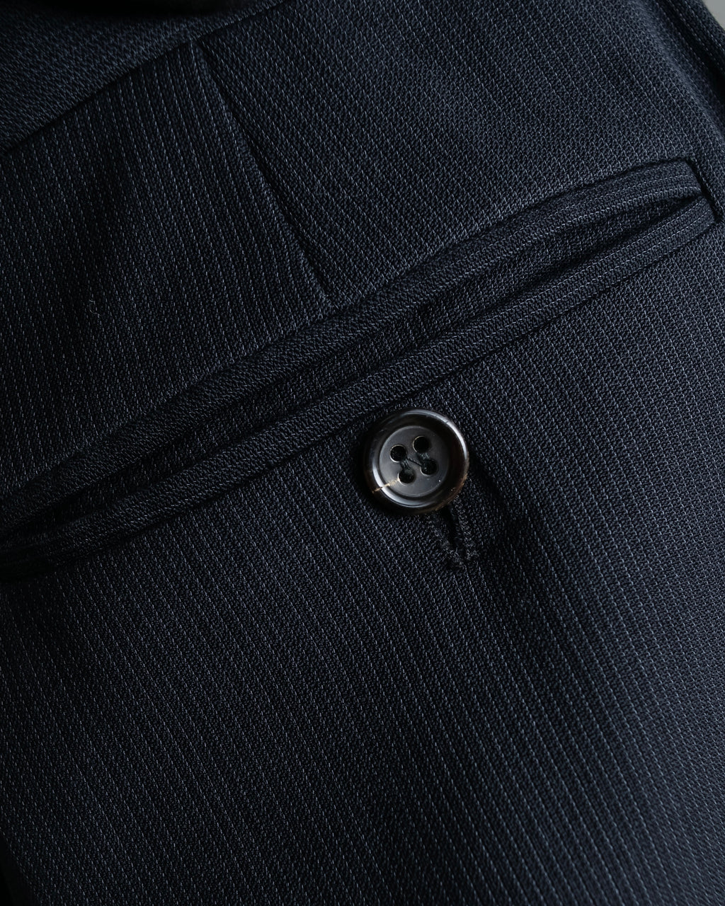 "GIORGIO ARMANI" Beautiful drape navy wool set up