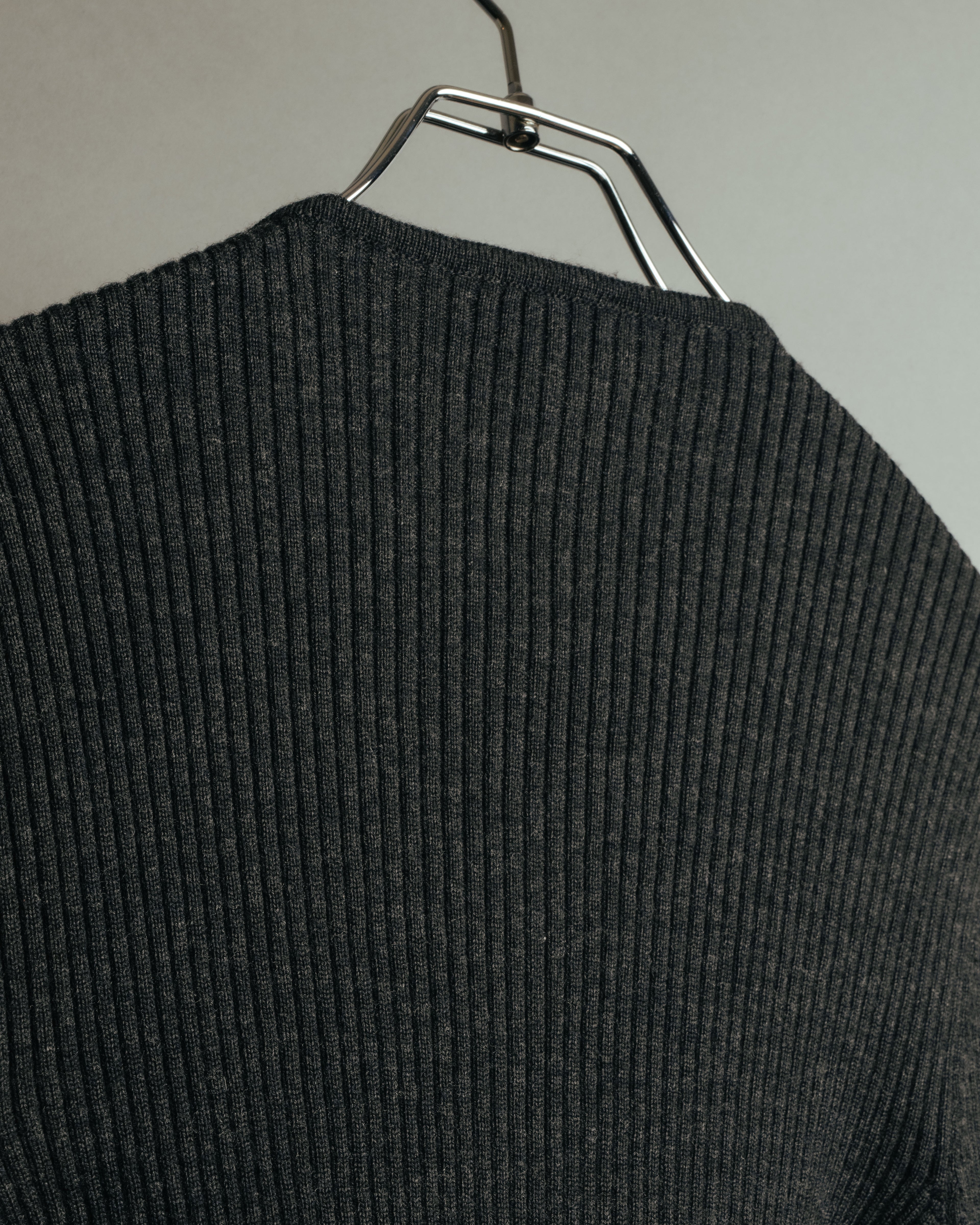 “GUCCI” 90’s-00’s Ribbed knit cardigan with gold buttons