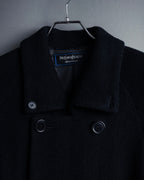 -SPECIAL- "YVES SAINT LAURENT"
80's-90's Raglan sleeves 100% angora stand collar coat