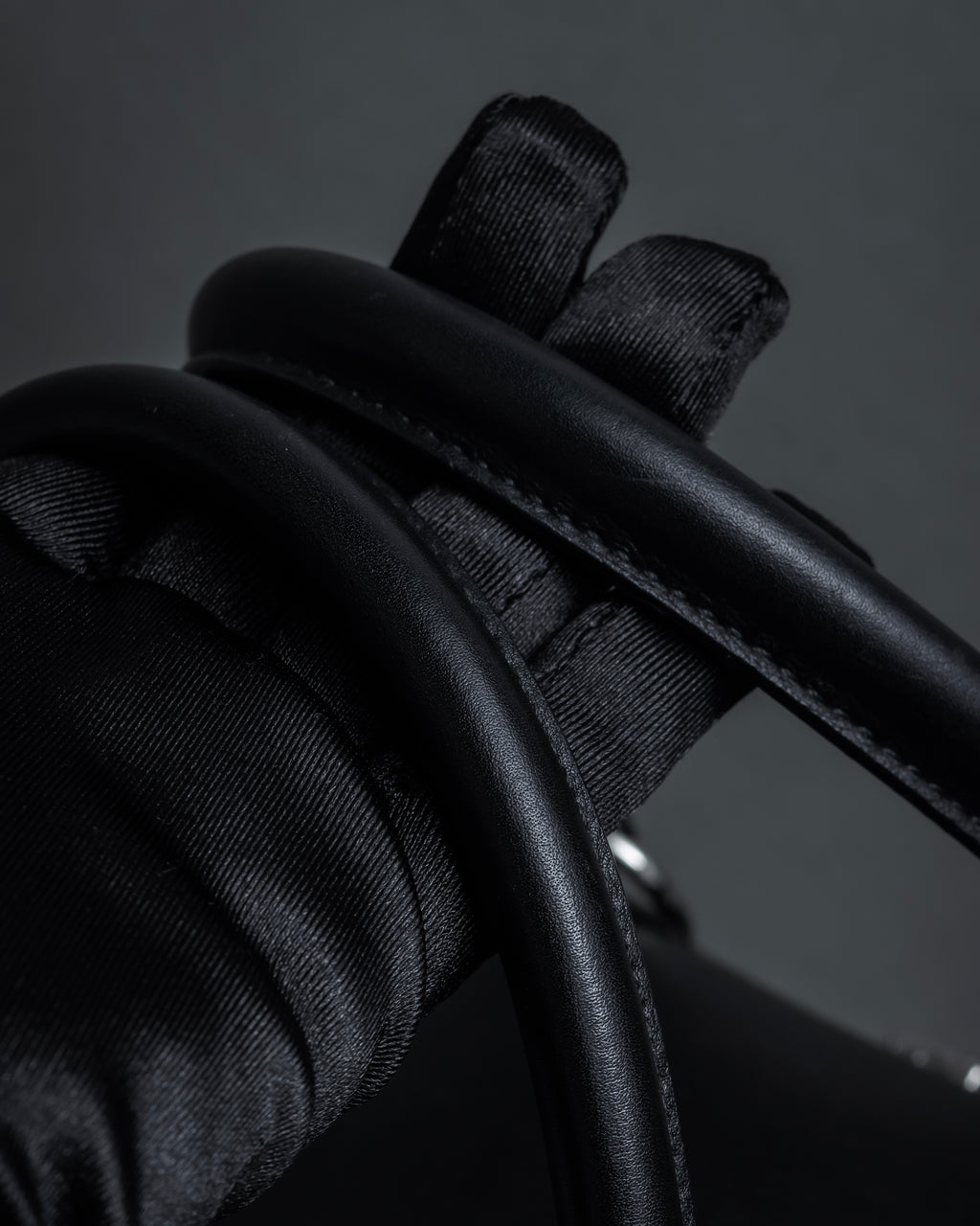 "Salvatore Ferragamo" Gancini motif design leather bowling bag