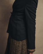 -SPECIAL- “Jean Paul GAULTIER FEMME” 2005-2011 Corset lace-up tailored zip jacket